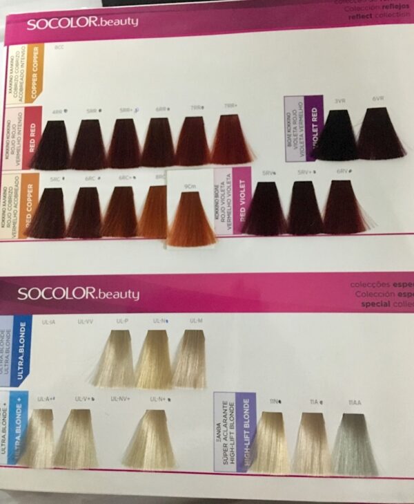 SOCOLOR.BEAUTY COLOR 5-RV+ MATRIX TUBO DE 90 GRS.