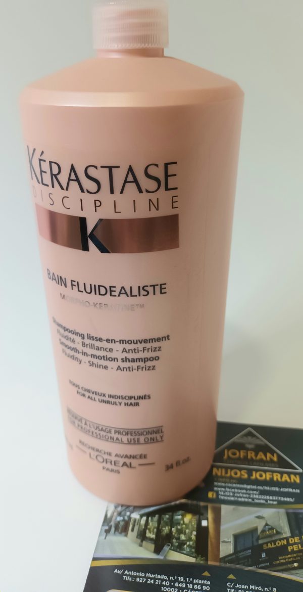 BAIN FLUIDEALISTE DISCIPLINE KERATINE KERASTASE DE 1000 ML.